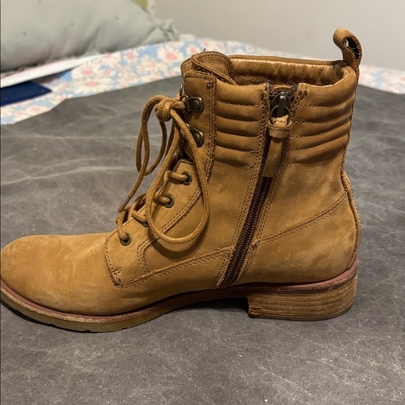 Sofft leather aqua-Sofft zip/tie boots 8.5 - Picture 8 of 11